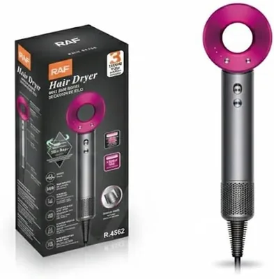 RAF Hair Dryer R.4562: 1600W, Hypo Thermo, Low Noise, 3 Speeds