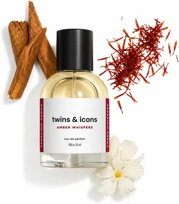 Perfumes Ámbar Dulce para Hombre y Mujer Amber Whispers 50ml | Inspirado en Bacca Roug 540 | Notas Amaderadas y C, 32% Descuento