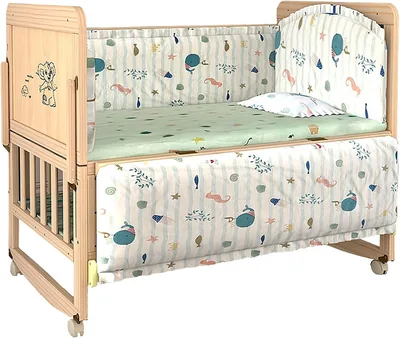 4-in-1 Convertible Baby Crib, Best Deal