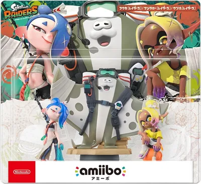 アミibo スリミ連合セット[フウカ【レイダース】/ウツホ【レイダース】/マンタロー【レイダース】](スプラトゥーンシリーズ) ベストディール