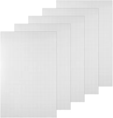 ZEYIYER 5 Sheets Fursuit Eye Mesh, White Buckram Fabric for Mask/Costume