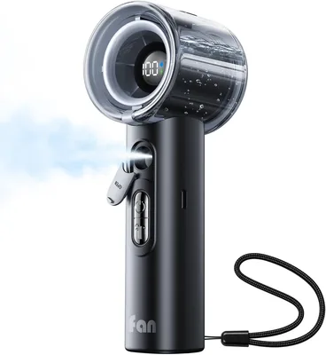 KIMMOO Turbo Fan with Mist Spray Best Deal