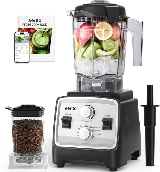 Aeitto Blender Kitchen 1800W 68Oz Combo Best Deal