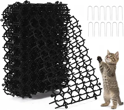 Alfombrilla Antigatos 12PCS, Tapete Repelente para Gatos