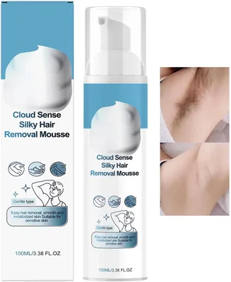 Mus do usuwania włosów Cloud-Like Depilatory, delikatny spray, 100 ml, Najlepsza cena
