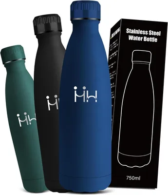 Boccale termico Mujigaga 750ml, senza BPA, a prova di perdite, mantiene caldo per 12 ore - Miglior affare