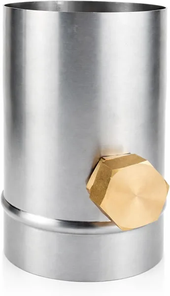 Baumeister.tech Rainwater collector for downpipe rain collector titanium zinc DN 100