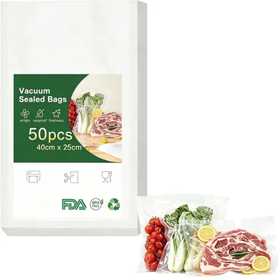 Vacuum Sealer Storage Bags 25x40cm - 50% Off