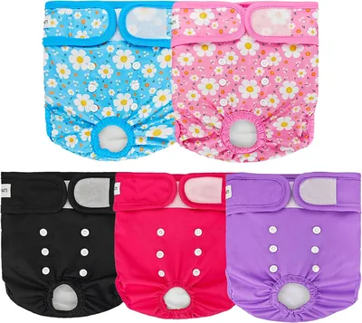 YOSEPATI 5 Pack Dog Diapers - Best Deal