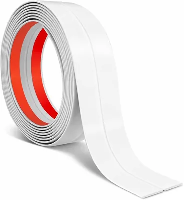 Protector de Esquinas y Bordes de Pared PVC Blanco Autoadhesivo, 3 m x 3 cm | Flexible, Recortable y Resistente al Agua; Ajustable