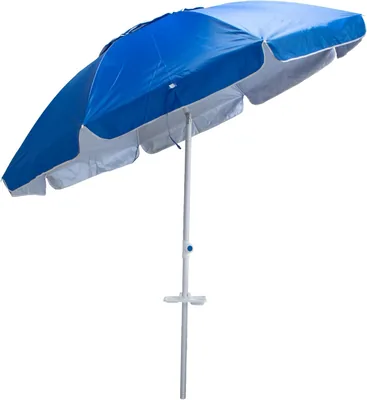 Paraspazi da Spiaggia Maiori - Struttura in Alluminio, Copertura Anti UV, Giunti Galvanizzati, Costole in Fibreglass, Base con Augello, Borsa con Spalla