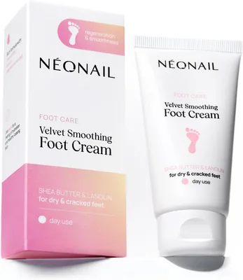NÉONAIL Krem do stóp Velvet Smoothing - wygładzający z masłem shea i miętą pieprzową, 50 ml Best Deal