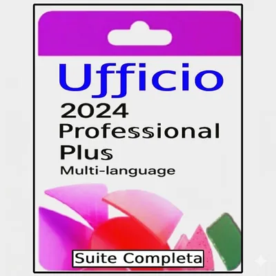 Suite 2024 Ufficio Professional Plus - Pacchetto Completo - Compatibile con PC Windows (10/11) - Supporta .do