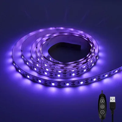 395nm UV LED Strip - 2M USB Powered