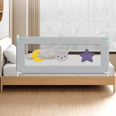 Velvaria Height Adjustable Bed Rail, Easy Setup for Queen/King/Twin/Full
