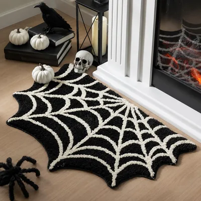 TAGNEFLOR Felpudo de Entrada de Halloween y Otoño, Alfombra Decorativa Antideslizante para Interior y Exterior, 50x80cm