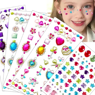 Gmaro Gem Stickers for Grafting - Self Adhesive Sparkling Acrylic DIY Deco, Best Deal