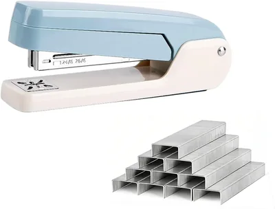 360° Rotating Stapler - Heavy-Duty Office Stapler, Compatible with 24/6 & 26/6 Staples