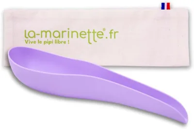 La Marinette Femme - Urinal Portable Réutilisable - Uriner Debout Sans Déshabiller, Hygiénique Rigide Incassable, Fabriqué en France