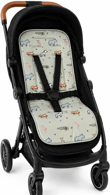 Cubrecolchón respirable universal para cochecitos - Cubierta anti-sudor de verano con asiento acolchado Compatible con carritos, Ligero