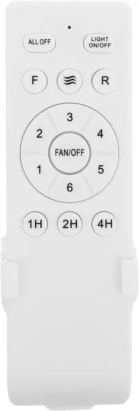Control Remoto para Ventilador Toddmomy: Control de Velocidad con Temporizador de 1/2/4 Horas para Iluminación de Techo Recubierto