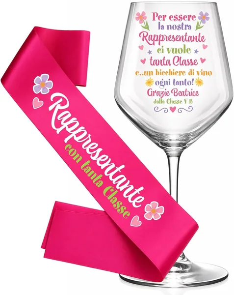 Whale Personalised Class Representative Goblet with Headband
