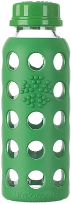 Lifefactory 9oz Glass Baby Bottle with Silicone Sleeve