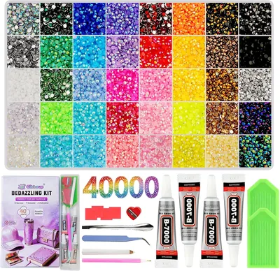Gikboup Bedazzling Kit 40 Colors Rhinestones 5% Off