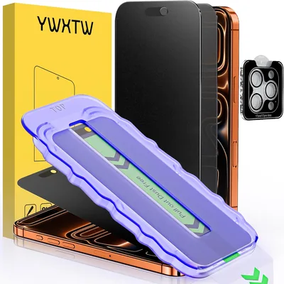 YWXTW 2 Pack iPhone 17 Pro Privacy Screen + Lens Protector - Best Deal