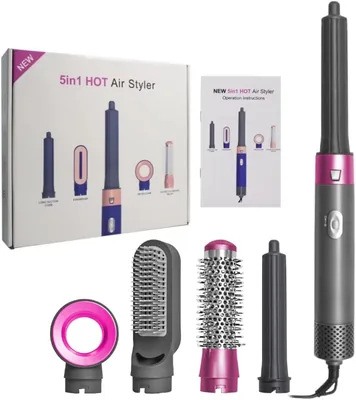 5 in 1 Hair Dryer Brush & Styling Set - 15% Off