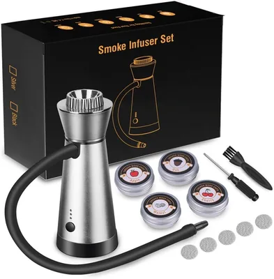 IJSDNVJNDX Cocktailrökare - 54% Off: Elektriskt Bärbart Rökverktyg för Mat och Dryck