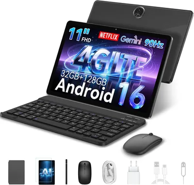 Gemini AI Tablet - 32GB RAM, 128GB ROM, 90Hz Display