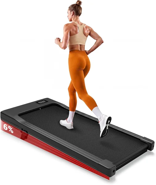 Superun Raceable Laufband, Heimtreadmill mit 2,5 PS, App und Fernbedienung, Max. Last: 136 kg