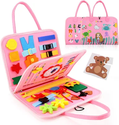 FA PLUS Busy Board: Montessori Toddler Toy for Girls, Best Deal