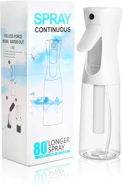 Cuisine Art Continuous Mist Spray Bottle, Ultra-Fine Sprayer with Automatic Booster Airless Design