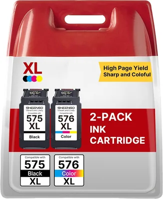 Cartouches de rechange SHEENGO 575XL/576XL pour Canon PIXMA TR4755i/TR4756i