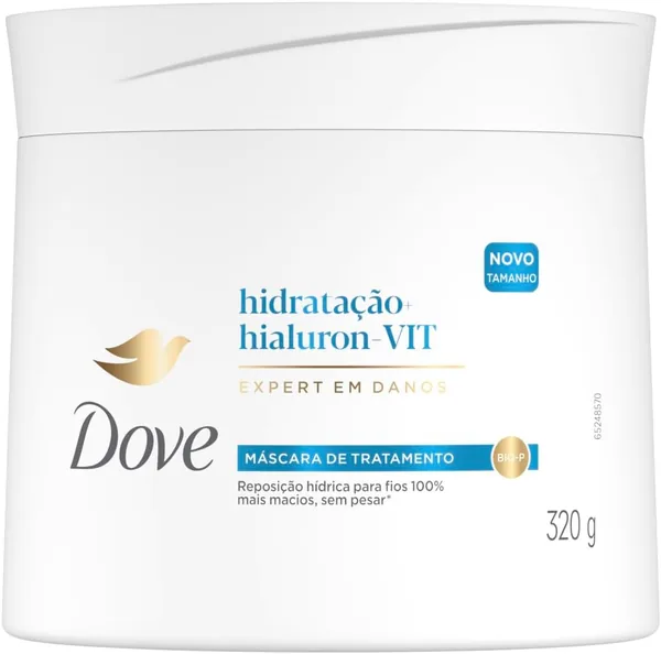 Máscara de Tratamento Dove 2 em 1 com Hialuron-VIT - 320g | 21% Off