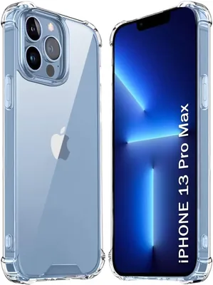 حالة Dl3 Mobilak متوافقة مع iPhone 13 Pro Max، غطاء سيليكون شفاف TPU بمقاومة الصدمات زوايا مضادة للصدمات - أسود
