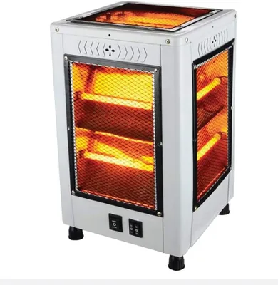 5-Sided Quartz Space Heater 10 Bars White Best Deal
