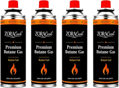 ZORACook 225g प्रीमियम बटेन गैस सिलेंडर: 54% ऑफ़! उच्च दबाव वाला पोर्टेबल ईंधन कैन