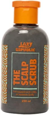 إزالة قشرة فروة الرأس من Lazy Republic، علاج قشرة الرأس بالفحم وكحول الساليسيليك وزيت شجرة الشاي، 250 مل - أفضل سعر