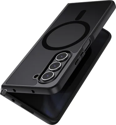 RUNGOS Magnetic Case for Samsung Z Fold 5 - Translucent Matte [Best Deal]