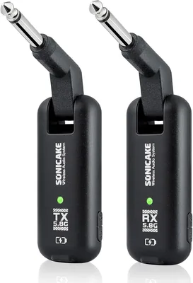 SONICAKE - Sistema de guitarra inalámbrico 5.8 GHz, receptor transmisor para guitarra, rango de transmisión 6m, Best Deal