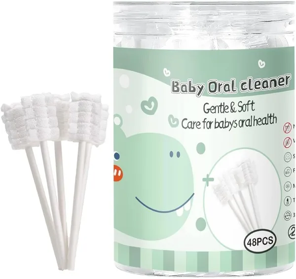 48Pcs Baby Oral Cleaner Swabs - 15% Off