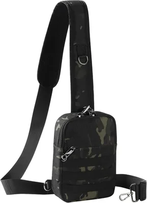 Tibroni Anti-Theft Sling Bag Taktisk Vattensikker Klein Shoulder Bag Krossbody Bag Herrens Schulterbag Handvask
