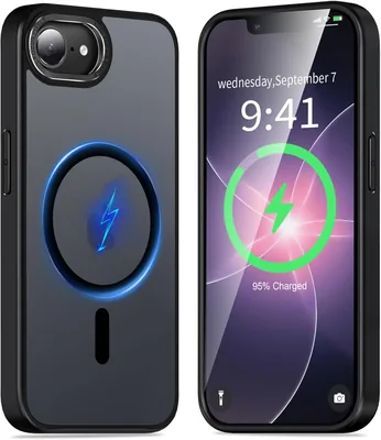KWATUNG iPhone 17e/16e マグネティック対応 マットテクスチャケース 米軍MIL規格適合