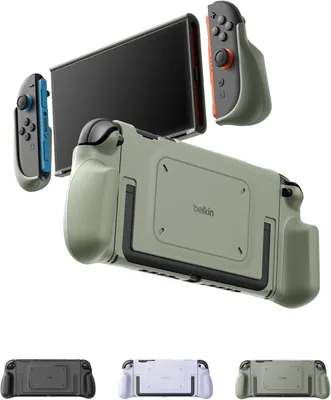 Belkin Nintendo Switch 2 Case Grip: Dockable & Quick-Release Design
