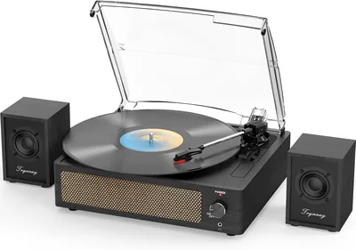 Trynnay Record Player with Speakers