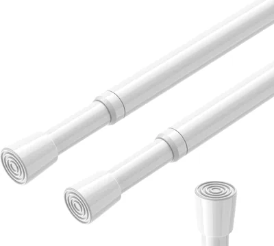 AIZESI Spring Tension Rods – 26-39 Inch Adjustable Curtains Best Deal