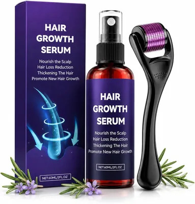 Suero para el Escalpio del Cabello Redensificante | Con Rodillo, Fortalece las Raíces, Da Volumen y Fuerza, Fácil de Aplicar